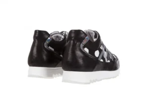 Sneakersy -131 8407 Nero, Czarny, Skóra naturalna | Bayla New