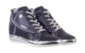 Sneakersy -131 7113 Oceano, Granat, Skóra naturalna | Bayla New