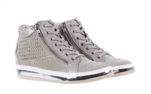 Sneakersy -131 1217 Perla, Szary, Skóra naturalna | Bayla Discount