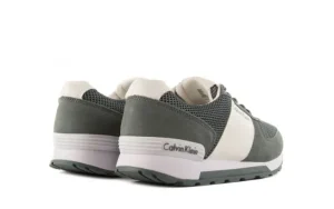 Sneakersy Calvin Klein Jeans Dusty Mesh Washed Nubuck Smoot Dusty Blue, Zielony, Skóra/Materiał | Bayla Online