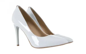 Szpilki -056 1810-799 Niebieski, Skóra naturalna lakierowana | Bayla Hot