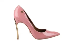 Szpilki -067 118706L Jasnoróżowe, Skóra naturalna lakierowana | Bayla Hot