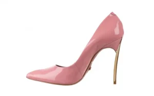 Szpilki -067 118706L Jasnoróżowe, Skóra naturalna lakierowana | Bayla Hot
