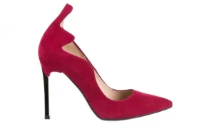 Szpilki -097 Z7067-839 Bordo, Skóra naturalna | Bayla Clearance