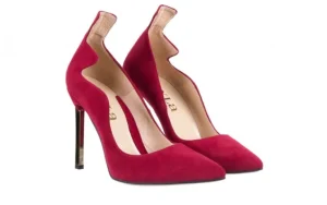 Szpilki -097 Z7067-839 Bordo, Skóra naturalna | Bayla Clearance