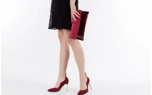 Szpilki -097 Z7102-839 Wino, Skóra naturalna | Bayla Discount