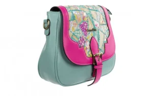 Torebka Doly 01 Fushia, Niebieski, Skóra ekologiczna | Laura Vita Fashion