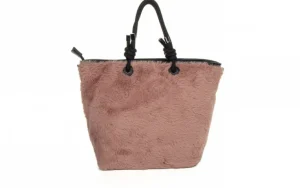 Torebka 222281 Nutria Kid Nude Black, Różowy, Materiał | Pepe Moll New