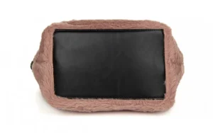 Torebka 222281 Nutria Kid Nude Black, Różowy, Materiał | Pepe Moll New