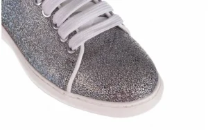 Trampki -185 185 102 Srebrny, Skóra naturalna | Bayla Discount