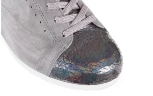 Trampki -131 4000 Fucile, Szary, Skóra naturalna | Bayla Outlet