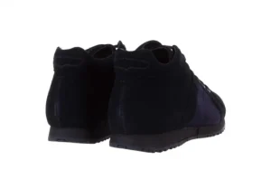 Trampki -151 D151431-3B Navy, Granat, Skóra naturalna | Bayla Fashion