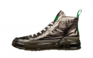 Trampki CC2828 Silver 104216, Srebrny, Skóra naturalna | John Doubare New