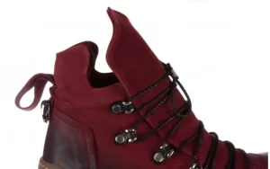 Trzewiki 161 050 0407 9 094 Bordo Nubuck 161172, Skóra naturalna | Bayla Sale