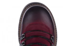 Trzewiki 161 050 0407 9 094 Bordo Nubuck 161172, Skóra naturalna | Bayla Sale