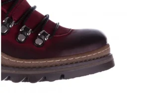 Trzewiki 161 050 0407 9 094 Bordo Nubuck 161172, Skóra naturalna | Bayla Sale