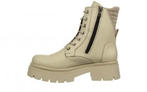 Trzewiki -161 084 605 05 1 Beige Beige Suede 161592, Beżowy, Skóra naturalna | Bayla Discount