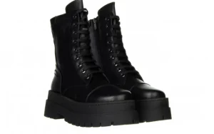 Trzewiki -161 054 2308 22070 03 Black 161375, Czarny, Skóra naturalna | Bayla Fashion