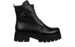 Trzewiki -161 084 607 011 Black 161596, Czarny, Skóra naturalna | Bayla Fashion