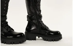 Trzewiki -161 054 2898 3627 Black Patent 161386, Czarny, Skóra lakierowana | Bayla Hot