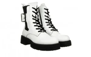 Trzewiki -161 194 07 10 White 161645, Biały, Skóra naturalna | Bayla Best