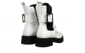 Trzewiki -161 194 07 10 White 161645, Biały, Skóra naturalna | Bayla Best