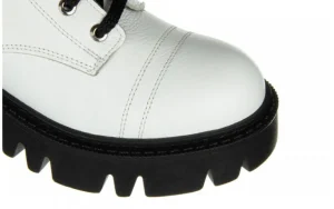 Trzewiki -161 054 2883 509 White Flother 161382, Biały, Skóra naturalna | Bayla Clearance