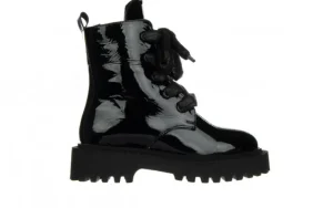 Trzewiki -161 0033 1095 Black 161254, Czarny, Skóra naturalna lakierowana | Bayla Discount