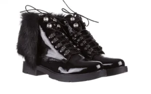 Trzewiki -161 068-9015 Black Patent, Czarny, Skóra naturalna lakierowana | Bayla Online