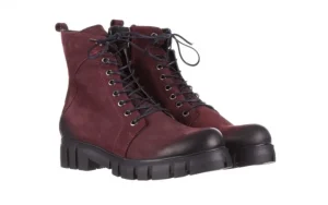 Trzewiki -161 068-8675 Bordo, Skóra naturalna | Bayla Sale