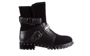 Trzewiki -144 9301 Czarne, Skóra naturalna | Bayla Best