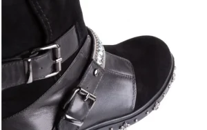 Trzewiki -144 9301 Czarne, Skóra naturalna | Bayla Best