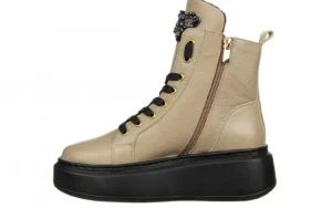 Trzewiki -159 4863 008-F C Beż Lico 159165, Skóra naturalna | Bayla Fashion