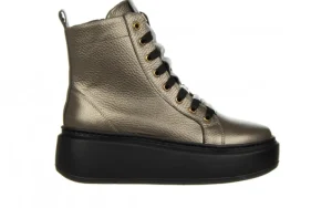 Trzewiki -159 4843 148-F Ciemny Srebrny Lico 159173, Skóra naturalna | Bayla New