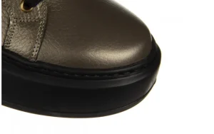 Trzewiki -159 4843 148-F Ciemny Srebrny Lico 159173, Skóra naturalna | Bayla New