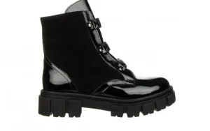 Trzewiki -159 4822 090-F Czarny Naplak 159166, Skóra naturalna | Bayla Online