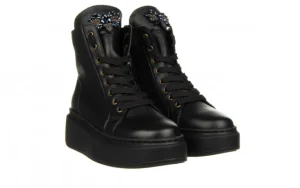 Trzewiki -159 4863 126-F Czarny Lico 159174, Skóra naturalna | Bayla Clearance