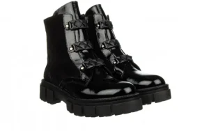 Trzewiki -159 4822 090-F Czarny Naplak 159166, Skóra naturalna | Bayla Online