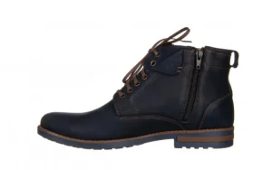 Trzewiki -081 940 Juma Blue AX 081108, Granat, Skóra naturalna | Bayla Online