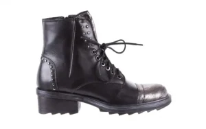 Trzewiki -131 8300 Nero, Czarny, Skóra naturalna | Bayla Discount
