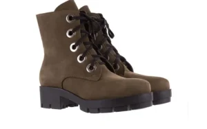 Trzewiki -076 1807 Zielone Trzewiki, Skóra naturalna | Bayla Online