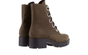 Trzewiki -076 1807 Zielone Trzewiki, Skóra naturalna | Bayla Online