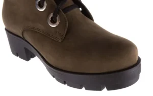 Trzewiki -076 1807 Zielone Trzewiki, Skóra naturalna | Bayla Online