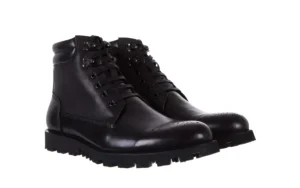 Trzewiki -122 AT1432-1 Black, Czarny, Skóra naturalna | Bayla Clearance