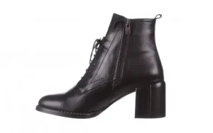 Trzewiki -195 20K-6508 Black 195004, Czarny, Skóra naturalna | Bayla Online