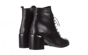 Trzewiki -195 20K-6508 Black 195004, Czarny, Skóra naturalna | Bayla Online