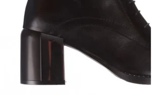 Trzewiki -195 20K-6508 Black 195004, Czarny, Skóra naturalna | Bayla Online