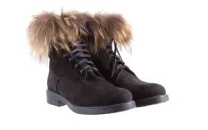 Trzewiki -164 Top 17 Black 164005, Czarny, Skóra naturalna | Bayla Clearance