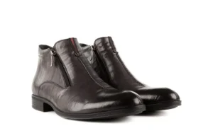 Trzewiki CT23-L34-2R Grey 15, Szary, Skóra naturalna | Brooman Discount