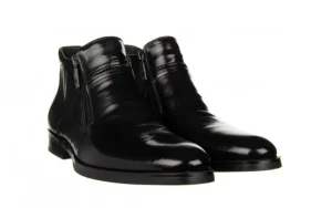 Trzewiki H35B-50-183 Black 104233, Czarny, Skóra naturalna | John Doubare New